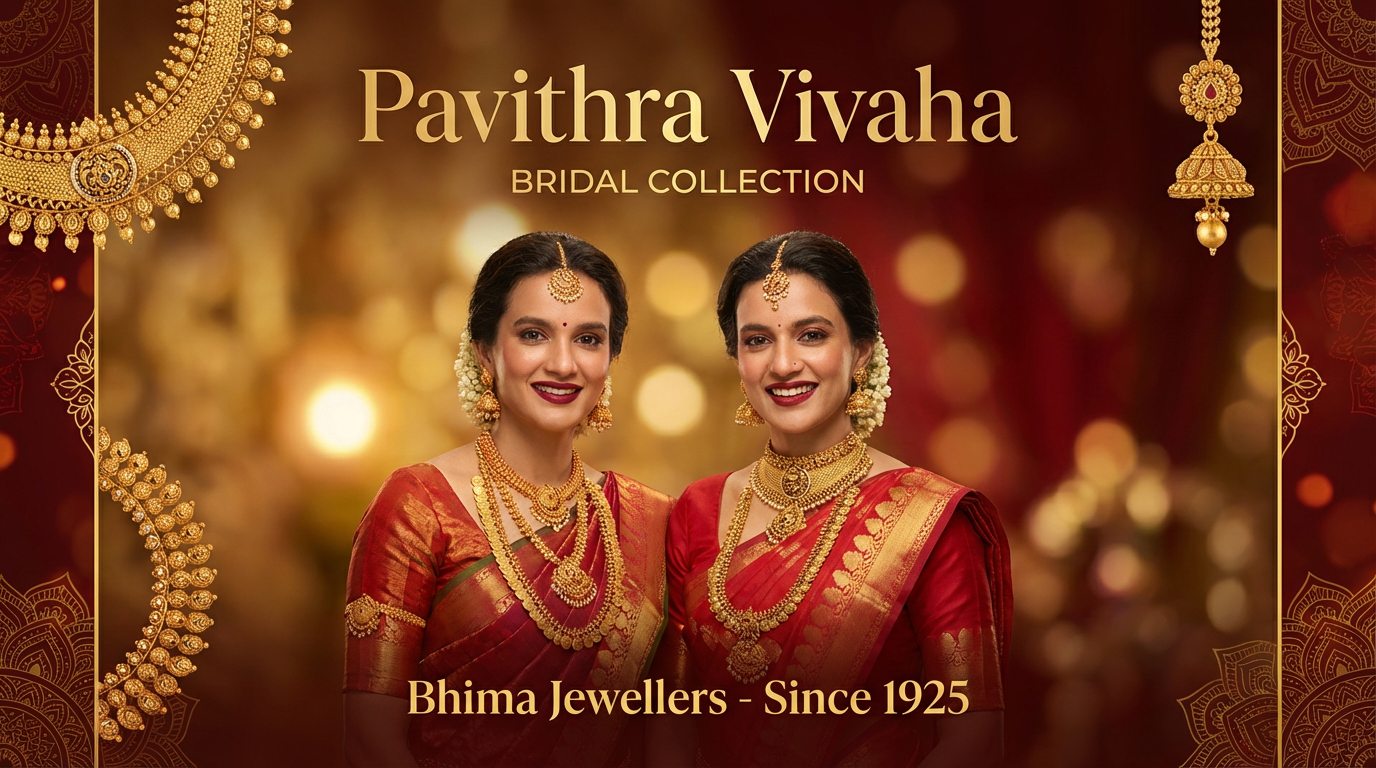 Bhima Jewellers Pavithra Vivaha Banner